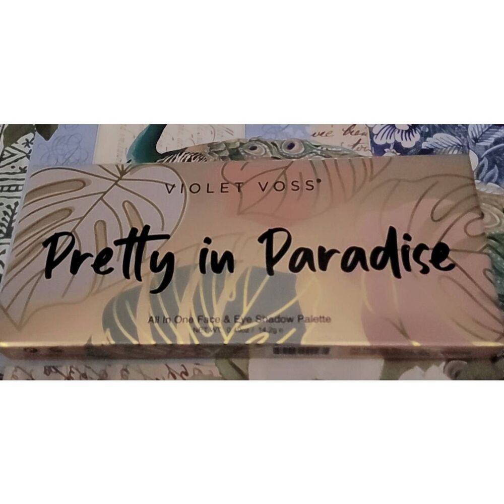 BNIB~Violet Voss Pretty in Paradise All in One Face & Eye Shadow Palette